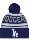 New Era Los Angeles Dodger Cuffed Knit With Pom product image 1, provided for visual reference and product detail review