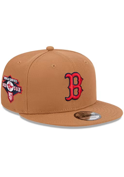New Era Boston Red Sox Color Pack 9FIFTY Snapback Hat-Light Bronze product image 1, provided for visual reference and