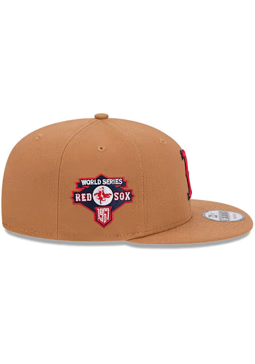 New Era Boston Red Sox Color Pack 9FIFTY Snapback Hat-Light Bronze product image 4, provided for visual reference and