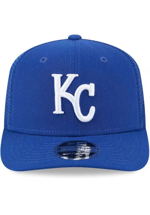 New Era Kansas City Royals Team 9SEVENTY Stretch-Snap Trucker Hat product image 2, provided for visual reference and product