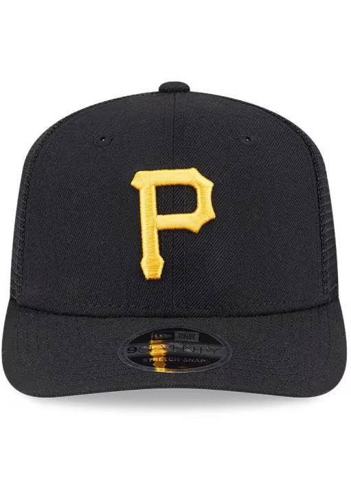New Era Pittsburgh Pirates Team 9SEVENTY Stretch-Snap Trucker Hat product image 3, provided for visual reference and product