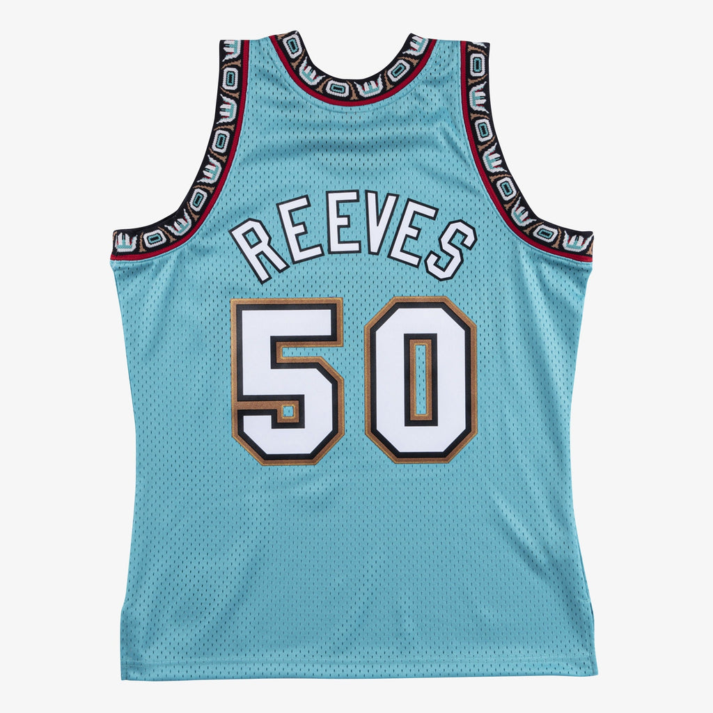 Bryant Reeves Vancouver Grizzlies 1995 Authentic Swingman Jersey - Teal product image 4, provided for visual reference and