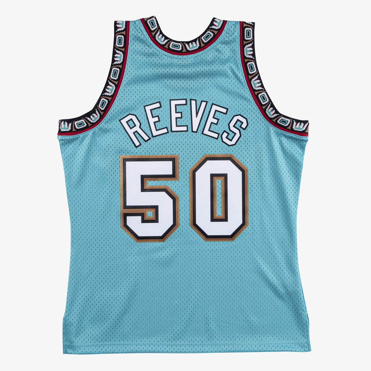 Bryant Reeves Vancouver Grizzlies 1995 Authentic Swingman Jersey - Teal product image 4, provided for visual reference and