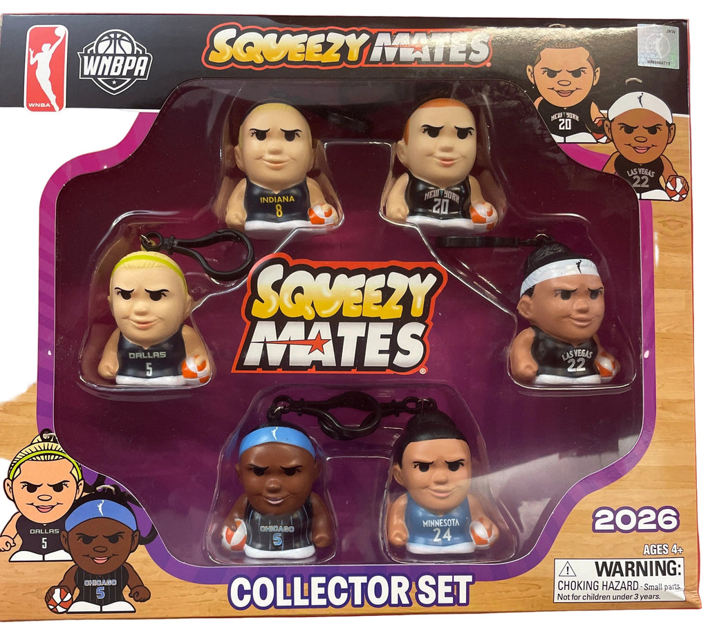 WNBA Squeezy Mates Collector Set 2026 product image 1, provided for visual reference and product detail review