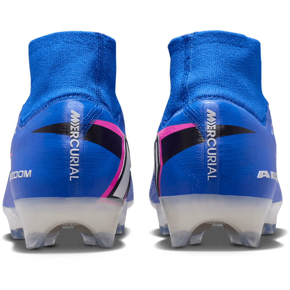 Nike Mercurial Superfly Youth 10 Elite FG -Racer Blue/White product image 2, provided for visual reference and product