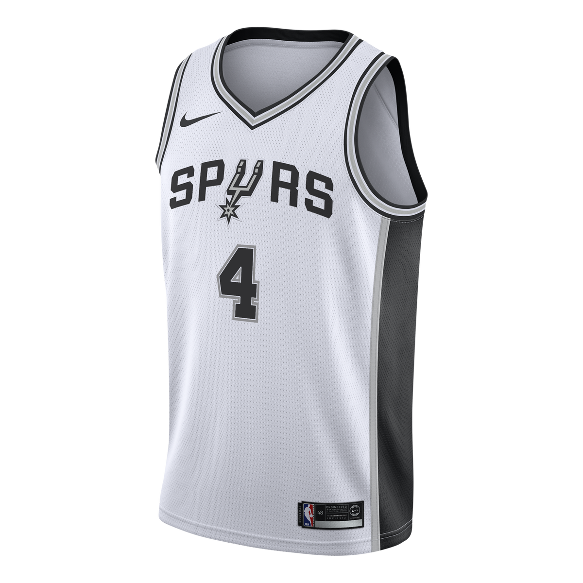 De'Aaron Fox San Antonio Spurs Association Edition Swingman Jersey - White - Youth product image 3, provided for visual