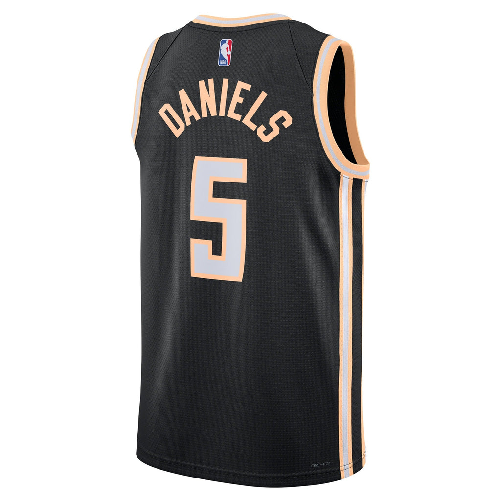 Dyson Daniels Atlanta Hawks 2025/26 City Edition Swingman Jersey - Black - Unisex product image 4, provided for visual