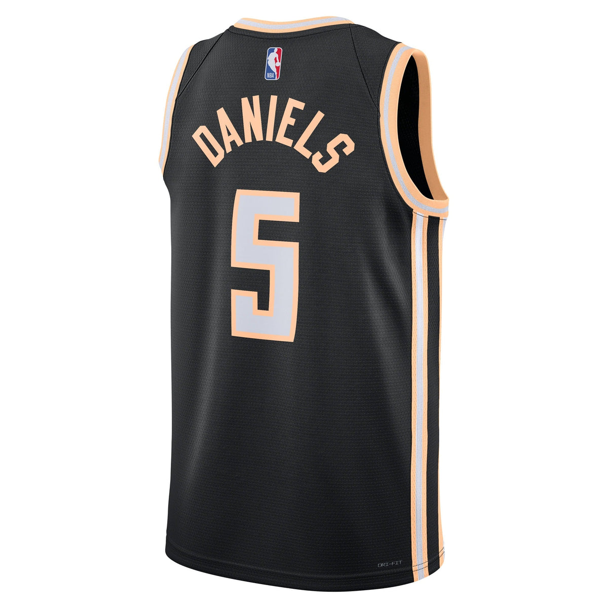 Dyson Daniels Atlanta Hawks 2025/26 City Edition Swingman Jersey - Black - Unisex product image 4, provided for visual