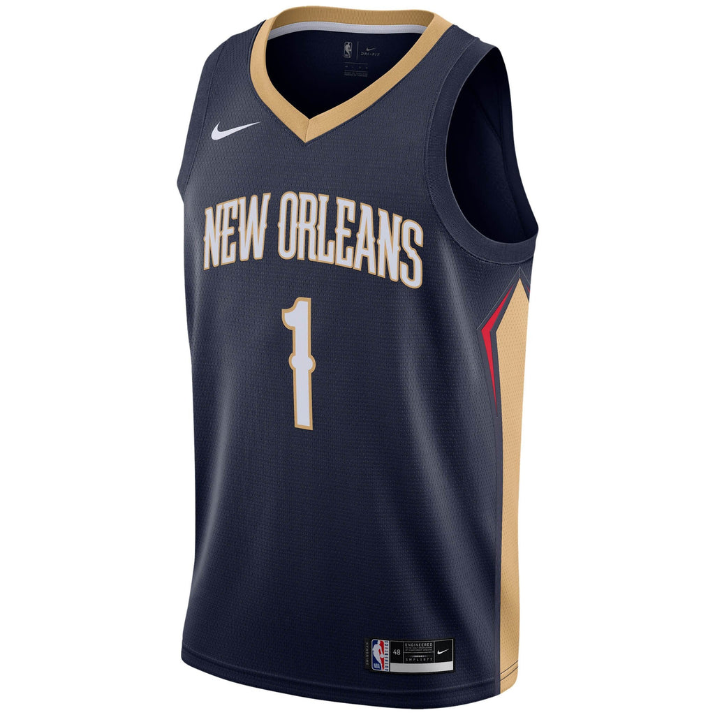 Zion Williamson New Orleans Pelicans Swingman Icon Jersey - Mens product image 2, provided for visual reference and product