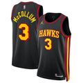 CJ McCollum Atlanta Hawks Statement Edition Swingman Jersey - Black - Unisex product image 1, provided for visual reference