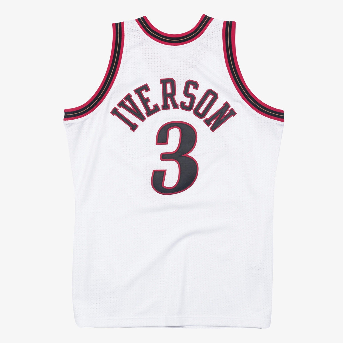 Allen Iverson Philadelphia 76ers 1997 Authentic Jersey - White product image 4, provided for visual reference and product