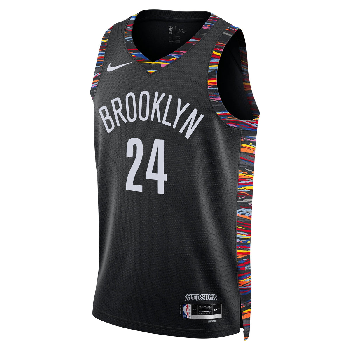 Cam Thomas Brooklyn Nets 2025/26 City Edition Swingman Jersey - Black - Unisex product image 3, provided for visual
