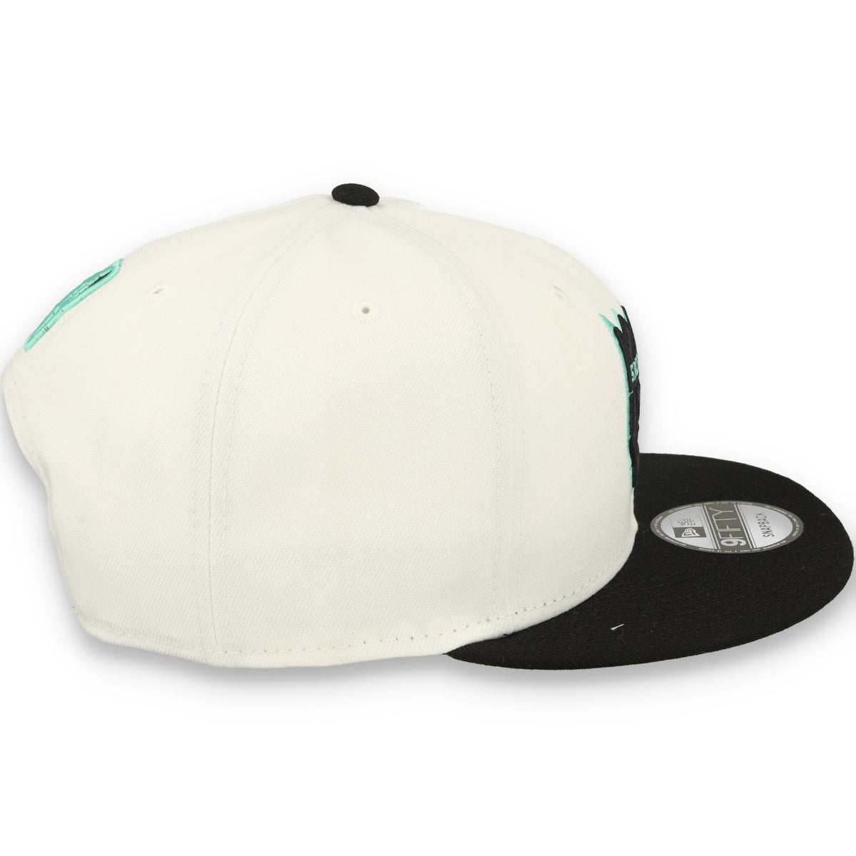 New Era Sacramento Kings 2-Tone Color Pack 9FIFTY Snapback Hat -White/Black/Teal product image 5, provided for visual