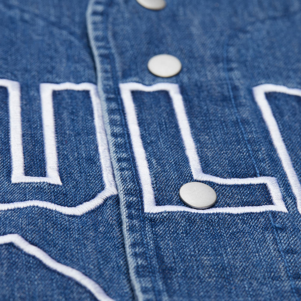 Chicago Bulls Summer Breeze Baseball Jersey - Blue - Mens product image 4, provided for visual reference and product detail