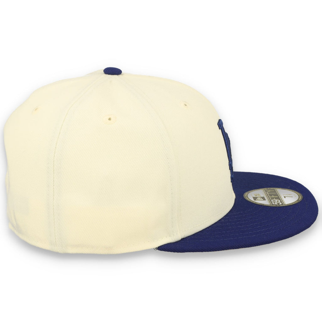 New Era Los Angeles Dodgers 59FIFTY Fitted Hat-Egg/Black product image 5, provided for visual reference and product detail