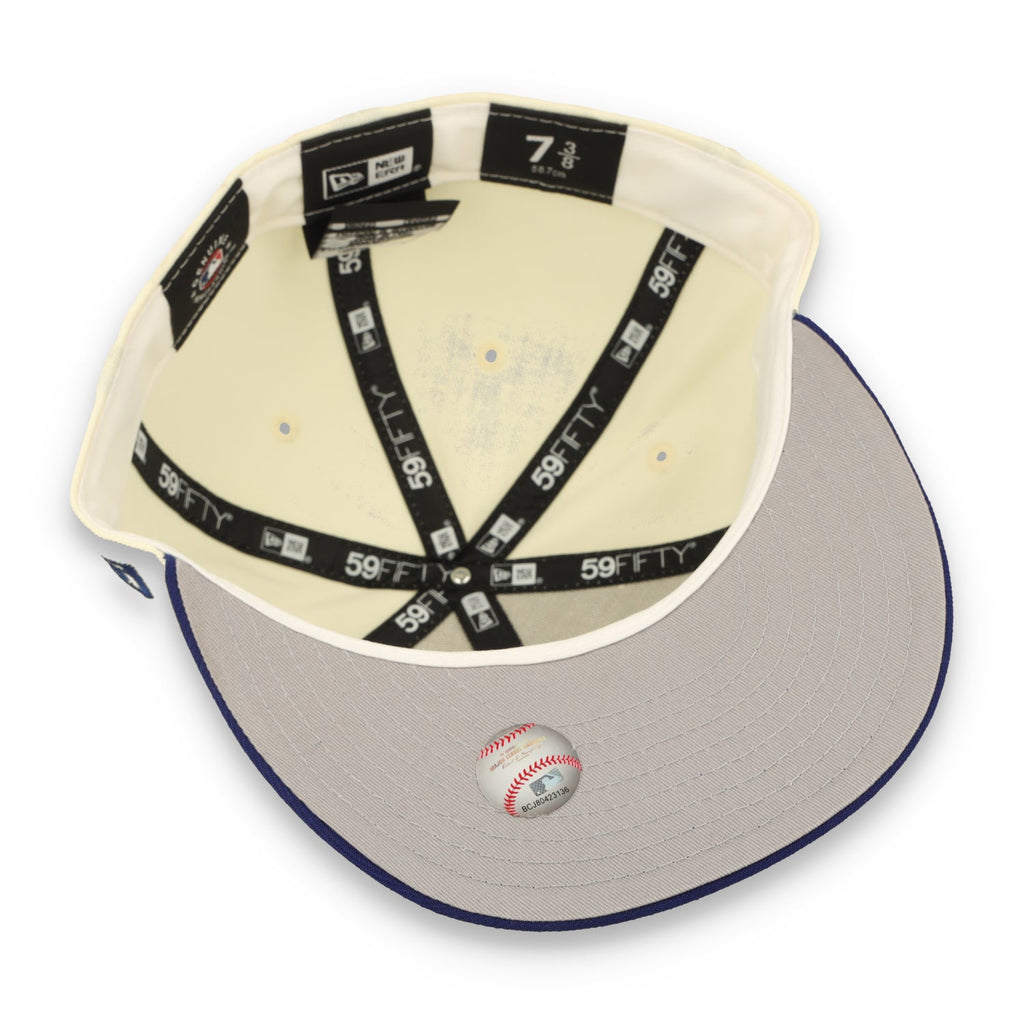 New Era Los Angeles Dodgers 59FIFTY Fitted Hat-Egg/Black product image 7, provided for visual reference and product detail