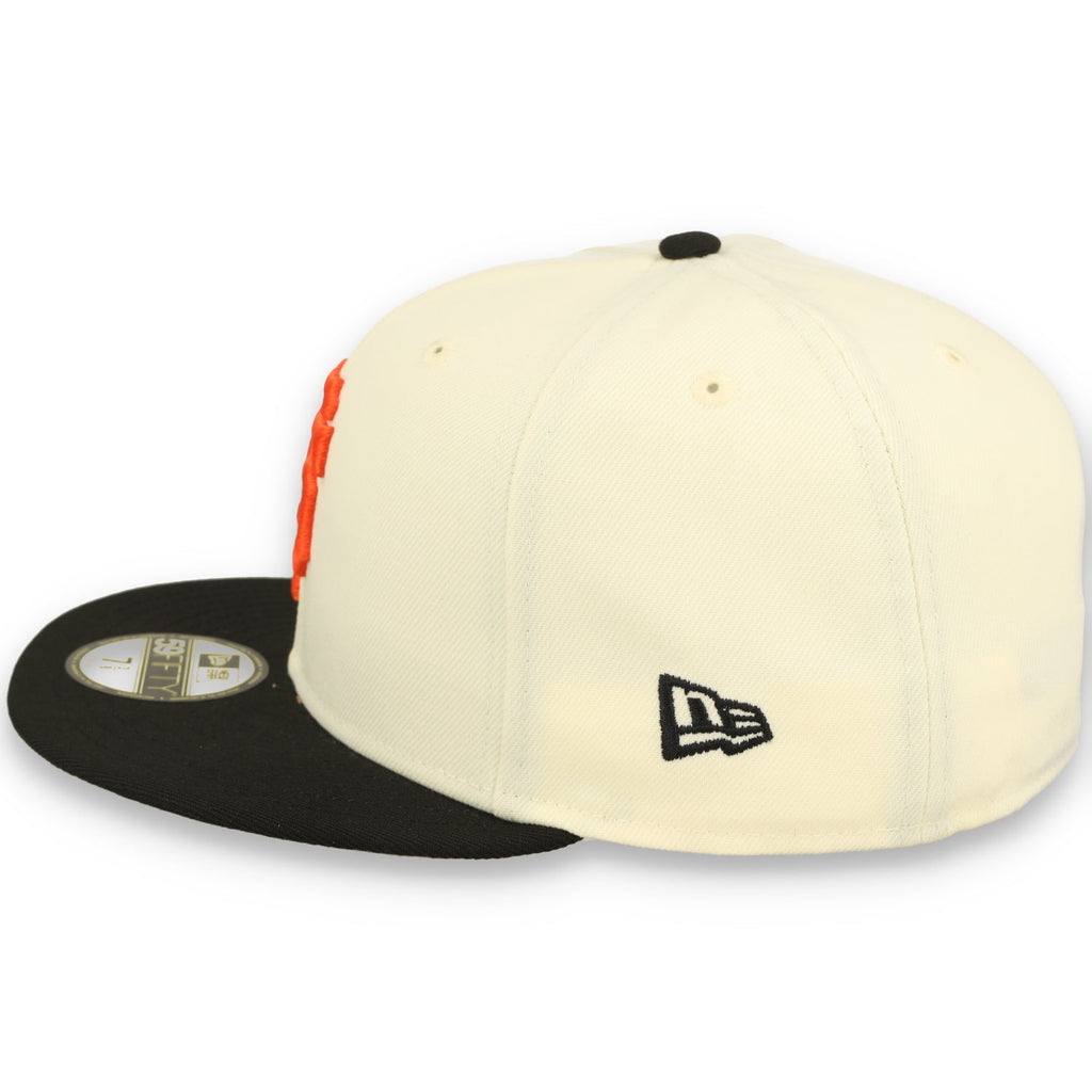 New Era San Francisco Giants 59FIFTY Fitted Hat-Egg/Black product image 4, provided for visual reference and product detail