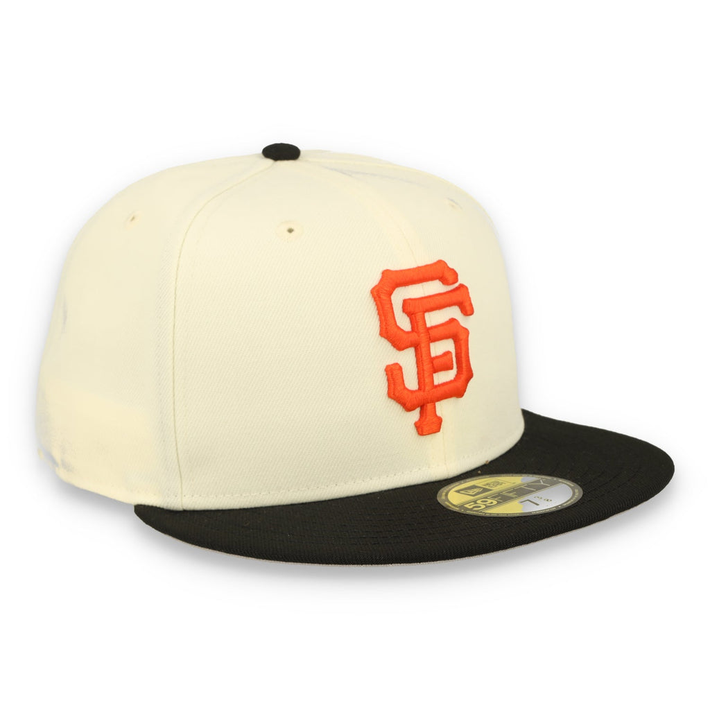 New Era San Francisco Giants 59FIFTY Fitted Hat-Egg/Black product image 2, provided for visual reference and product detail