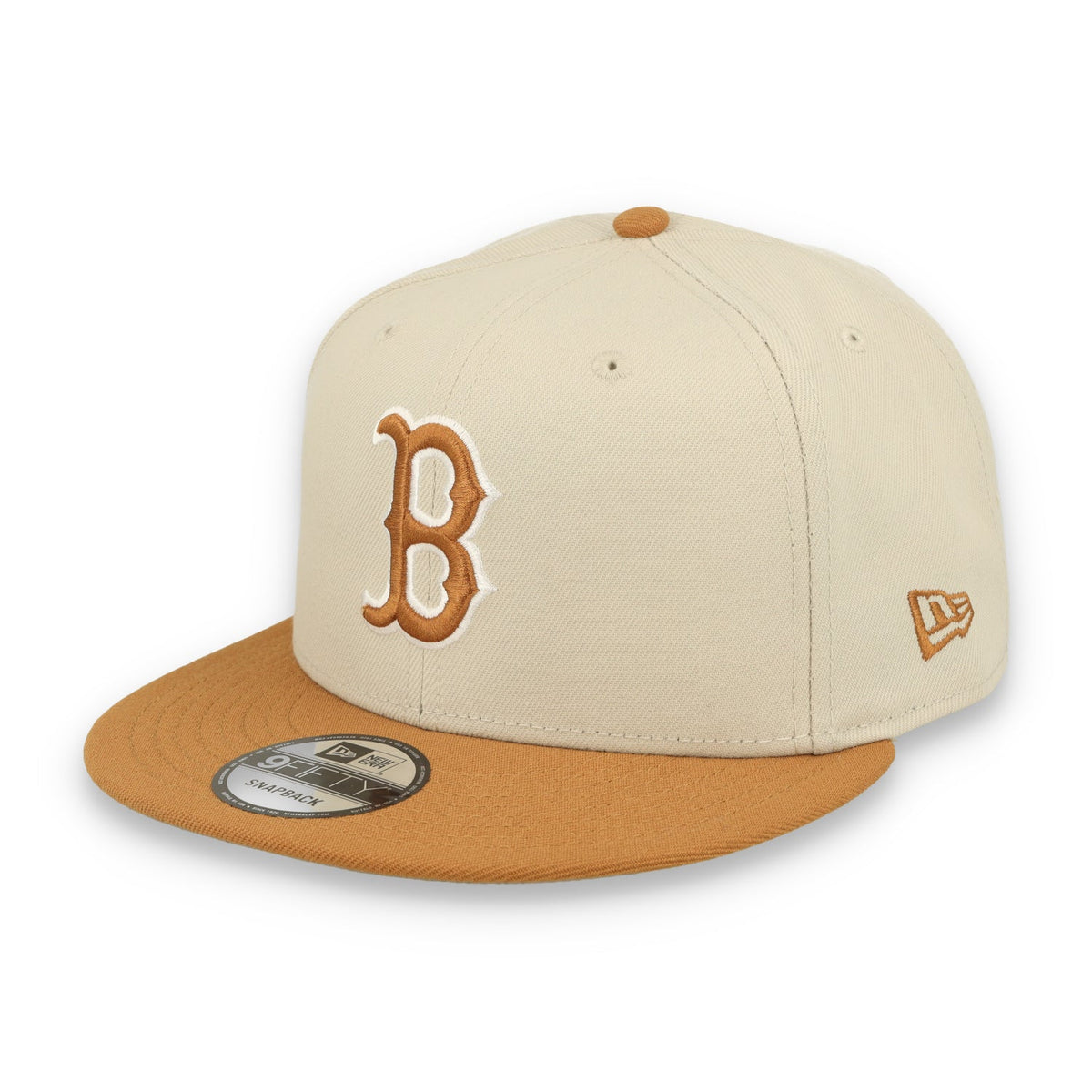 New Era Boston Red Sox Color Pack 9FIFTY Snapback Hat-Stone/Light Bronze product image 2, provided for visual reference and