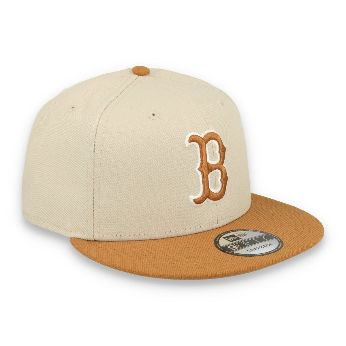 New Era Boston Red Sox Color Pack 9FIFTY Snapback Hat-Stone/Light Bronze product image 6, provided for visual reference and
