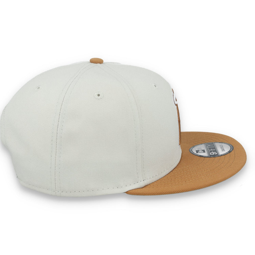 New Era Los Angeles Angels Color Pack 9FIFTY Snapback Hat-Stone/Light Bronze product image 5, provided for visual reference