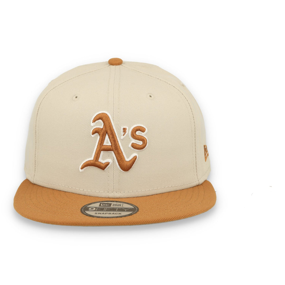 New Era Athletics Color Pack 9FIFTY Snapback Hat-Stone/Light Bronze product image 2, provided for visual reference and