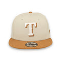 New Era Texas Rangers Color Pack 9FIFTY Snapback Hat-Stone/Light Bronze product image 1, provided for visual reference and