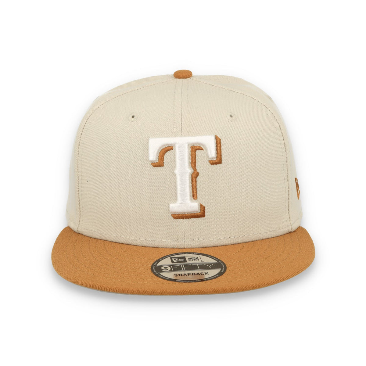 New Era Texas Rangers Color Pack 9FIFTY Snapback Hat-Stone/Light Bronze product image 1, provided for visual reference and