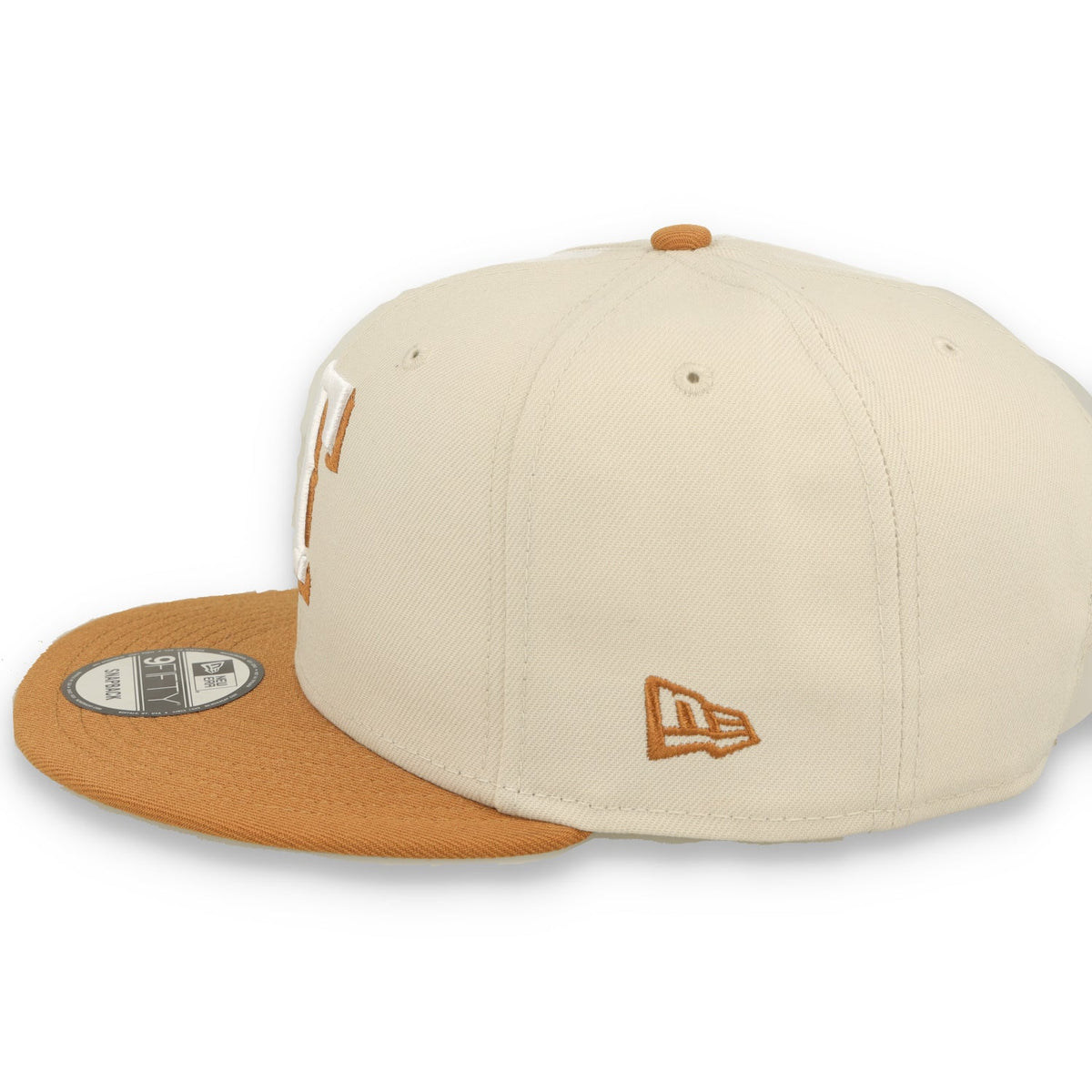New Era Texas Rangers Color Pack 9FIFTY Snapback Hat-Stone/Light Bronze product image 3, provided for visual reference and