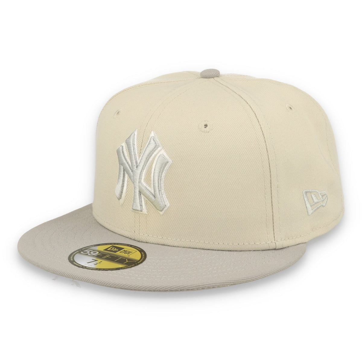 New Era New York Yankees TWO-TONE COLOR PACK 59FIFTY Fitted hat-Khaki/Grey product image 1, provided for visual reference