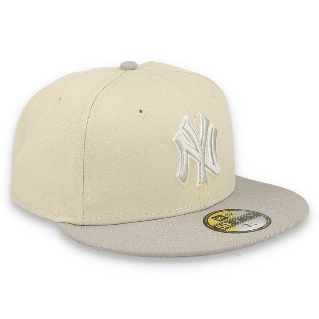 New Era New York Yankees TWO-TONE COLOR PACK 59FIFTY Fitted hat-Khaki/Grey product image 5, provided for visual reference