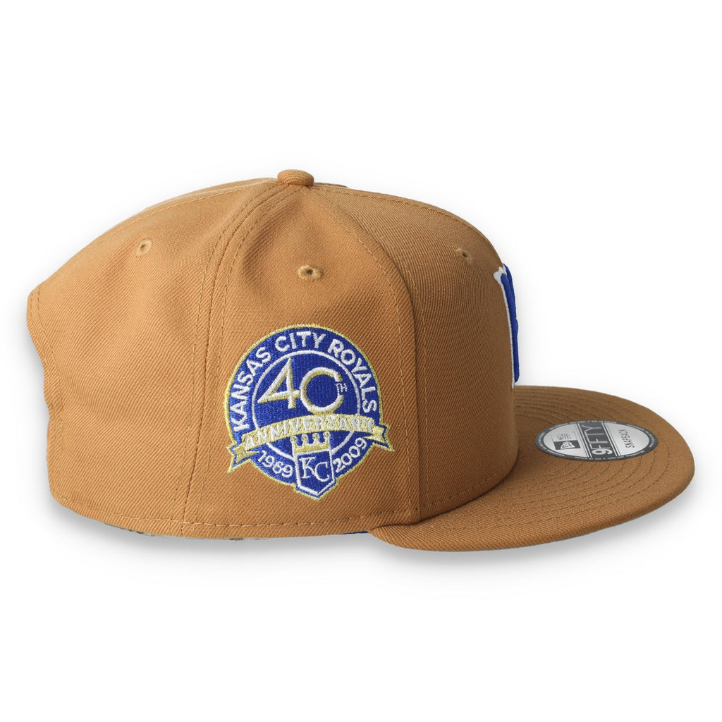 New Era Kansas City Royals Color Pack 9FIFTY Snapback Hat-Light Bronze product image 4, provided for visual reference and