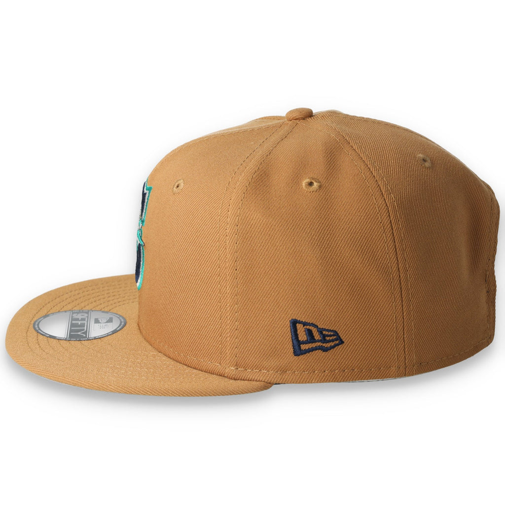 New Era Seattle Mariners Color Pack 9FIFTY Snapback Hat-Light Bronze product image 4, provided for visual reference and
