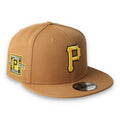 New Era Pittsburgh Pirates Color Pack 9FIFTY Snapback Hat-Light Bronze product image 1, provided for visual reference and