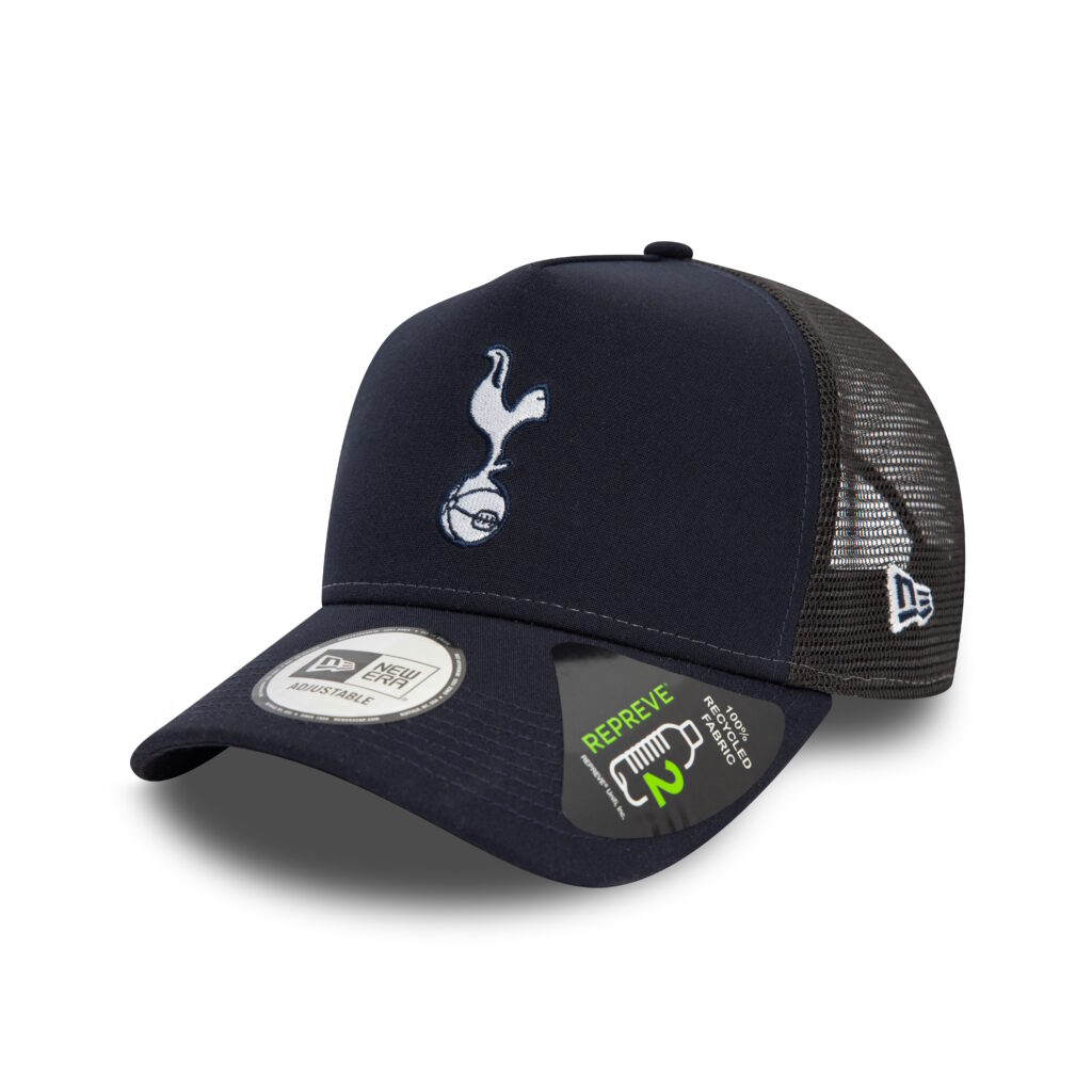 Tottenham – Navy New Era 9Forty Repreve Trucker Hat product image 1, provided for visual reference and product detail review