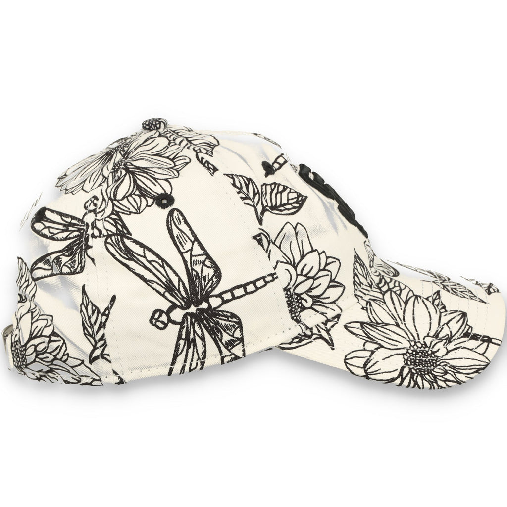 New Era Women San Francisco Giants Floral 9TWENTY Adjustable Hat-White/Black product image 5, provided for visual reference