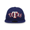 New Era Texas Rangers Limited Edition 59FIFTY Fitted Hat- Royal (Collectors) product image 1, provided for visual reference