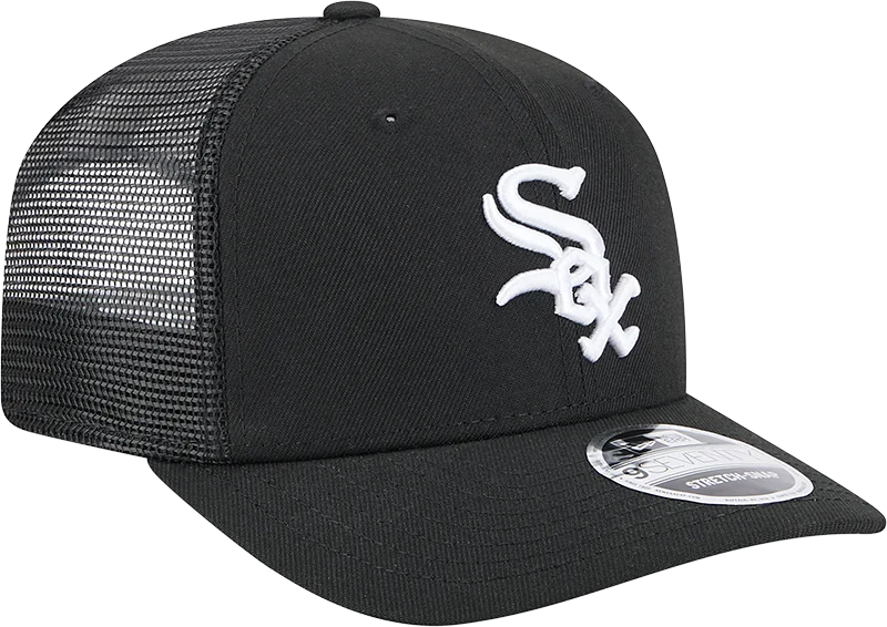 New Era Chicago White Sox Team 9SEVENTY Stretch-Snap Trucker Hat product image 1, provided for visual reference and product