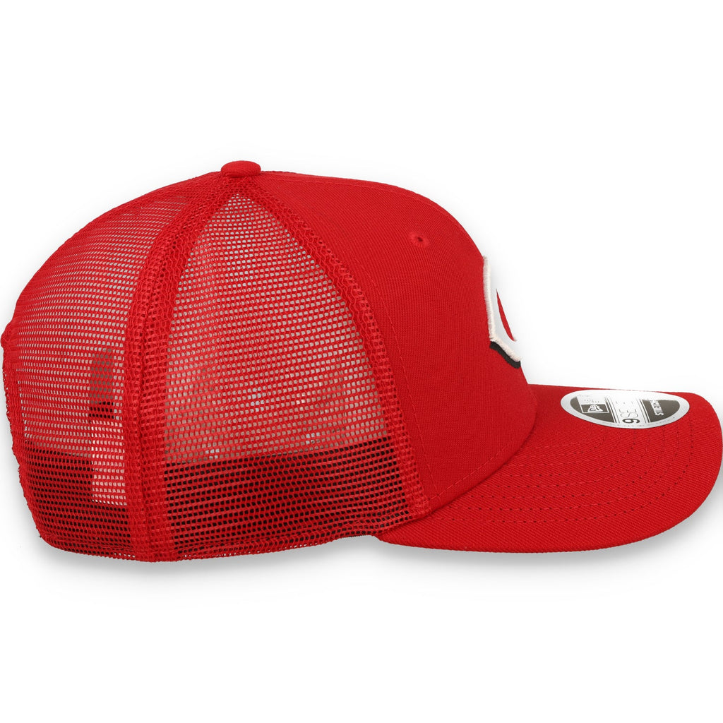 New Era Cincinnati Reds Team 9SEVENTY Stretch-Snap Trucker Hat product image 5, provided for visual reference and product