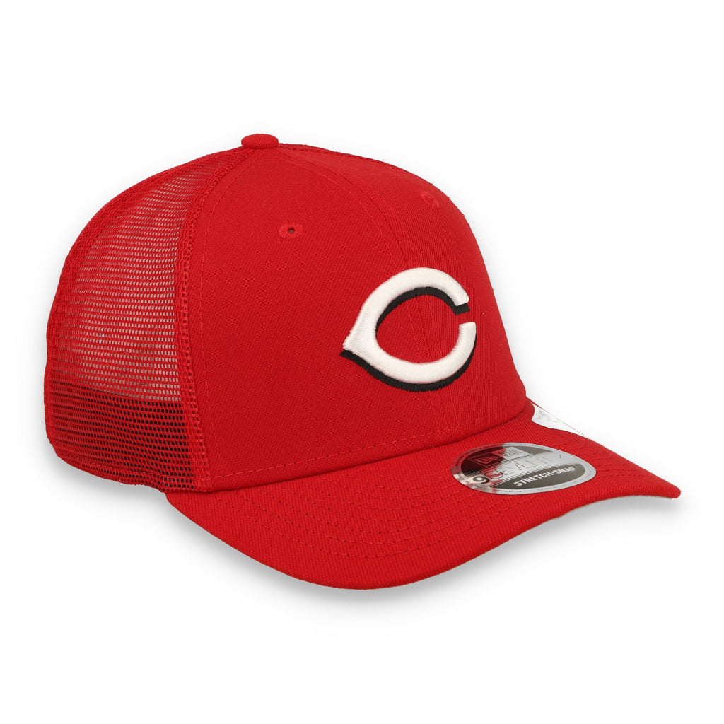 New Era Cincinnati Reds Team 9SEVENTY Stretch-Snap Trucker Hat product image 1, provided for visual reference and product