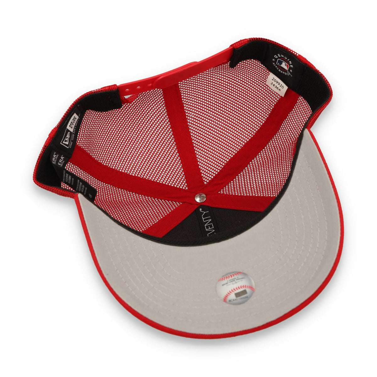 New Era Cincinnati Reds Team 9SEVENTY Stretch-Snap Trucker Hat product image 7, provided for visual reference and product