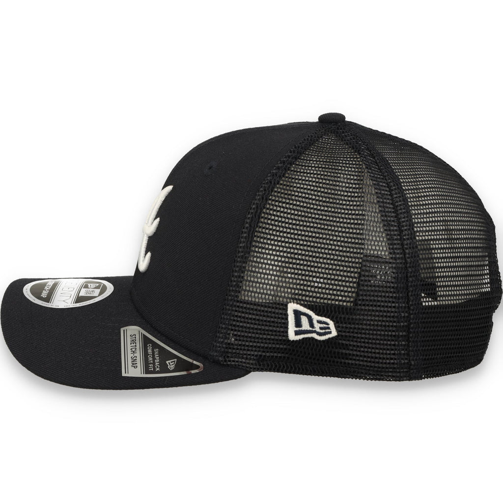 New Era Atlanta Braves Team 9SEVENTY Stretch-Snap Trucker Hat product image 4, provided for visual reference and product