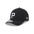 New Era Pittsburgh Pirates 39THIRTY M-Crown A-Frame Stretch Fit Hat-Black/White product image 1, provided for visual