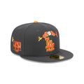 New Era Los Angeles Dodgers Day of the Dead 59FIFTY Fitted Hat-Graphite product image 1, provided for visual reference and