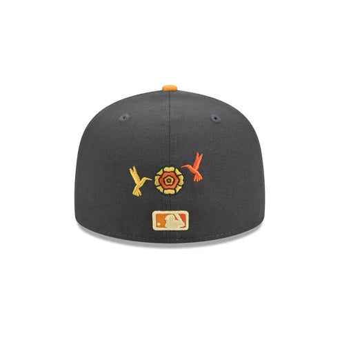 New Era Los Angeles Dodgers Day of the Dead 59FIFTY Fitted Hat-Graphite product image 6, provided for visual reference and