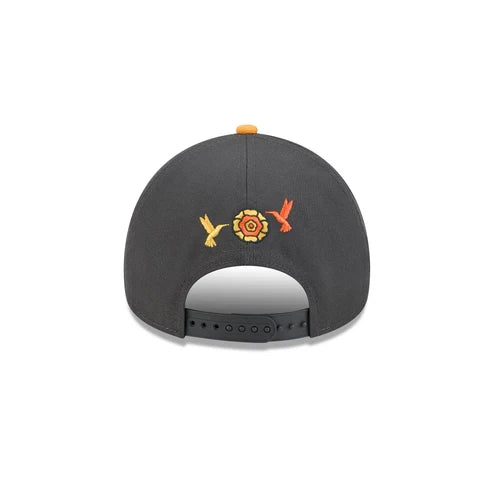 New Era Las Vegas Raiders Day Of the Dead 9FORTY A-Frame Adjustable Hat-Graphite product image 5, provided for visual