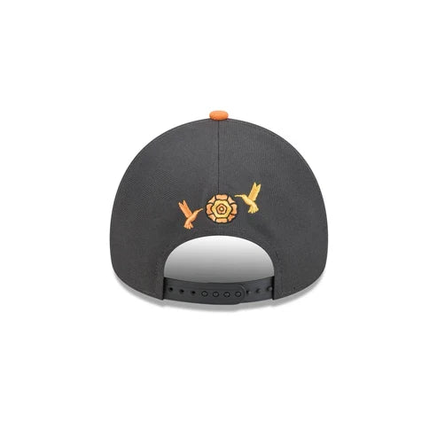 New Era San Francisco 49ers Day Of the Dead 9FORTY A-Frame Adjustable Hat-Graphite product image 6, provided for visual