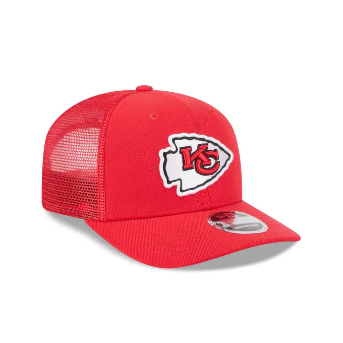 New Era Kansas City Chiefs Team 9SEVENTY Trucker Stretch-Snap product image 1, provided for visual reference and product