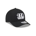 New Era Cincinnati Bengals M-Crown A-FRAME 9FORTY Adjustable Hat-Black/White product image 1, provided for visual reference