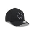 New Era Indianapolis Colts M-Crown A-FRAME 9FORTY Adjustable Hat-Black/White product image 1, provided for visual reference